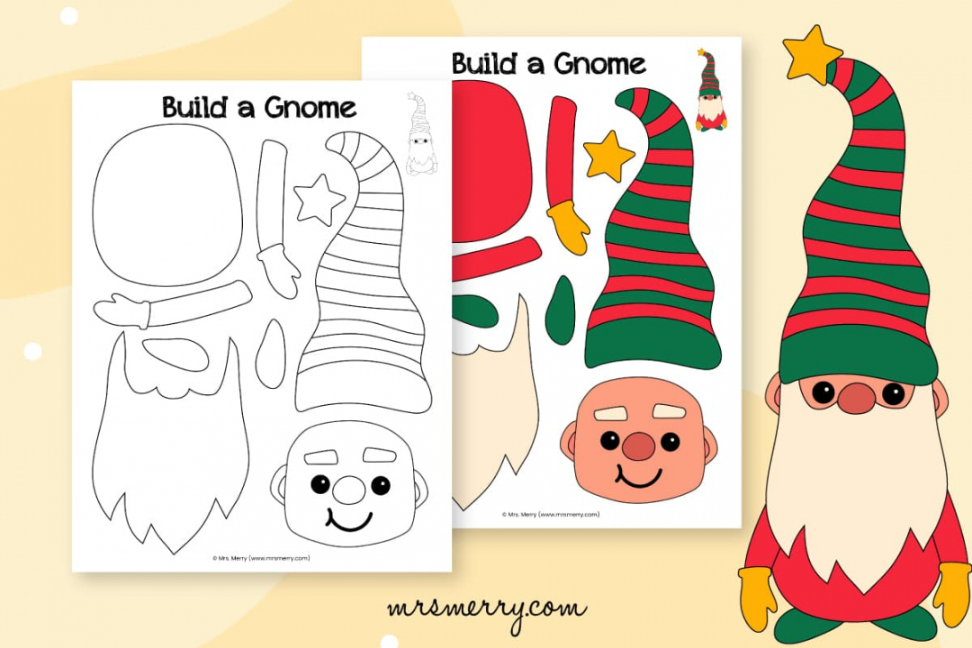 A Free Christmas Gnome Printable Template  Mrs - Free Printable Gnome Images