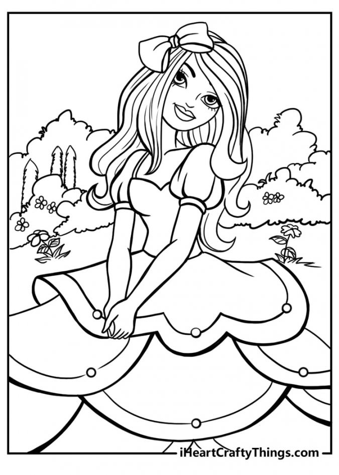 Barbie Coloring Pages - All New And Updated For  - FREE Printables - Free Printable Barbie Coloring Pages
