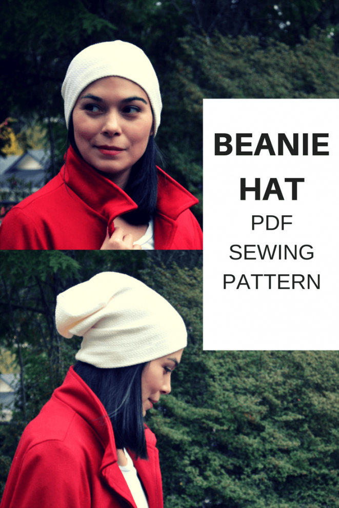 Beanie Hat Free Sewing Pattern  On the Cutting Floor: Printable  - FREE Printables - Printable Free Beanie Sewing Pattern
