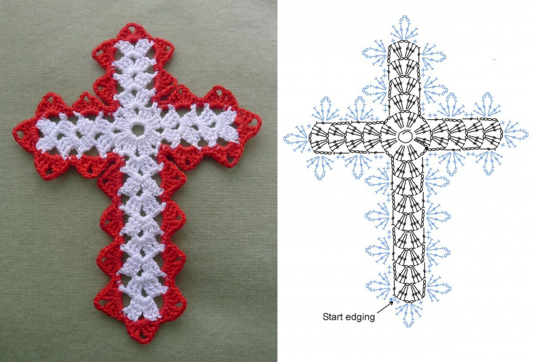 Beginner Free Printable Crochet Cross Bookmark Patterns  - FREE Printables - Beginner Free Printable Crochet Cross Bookmark Patterns