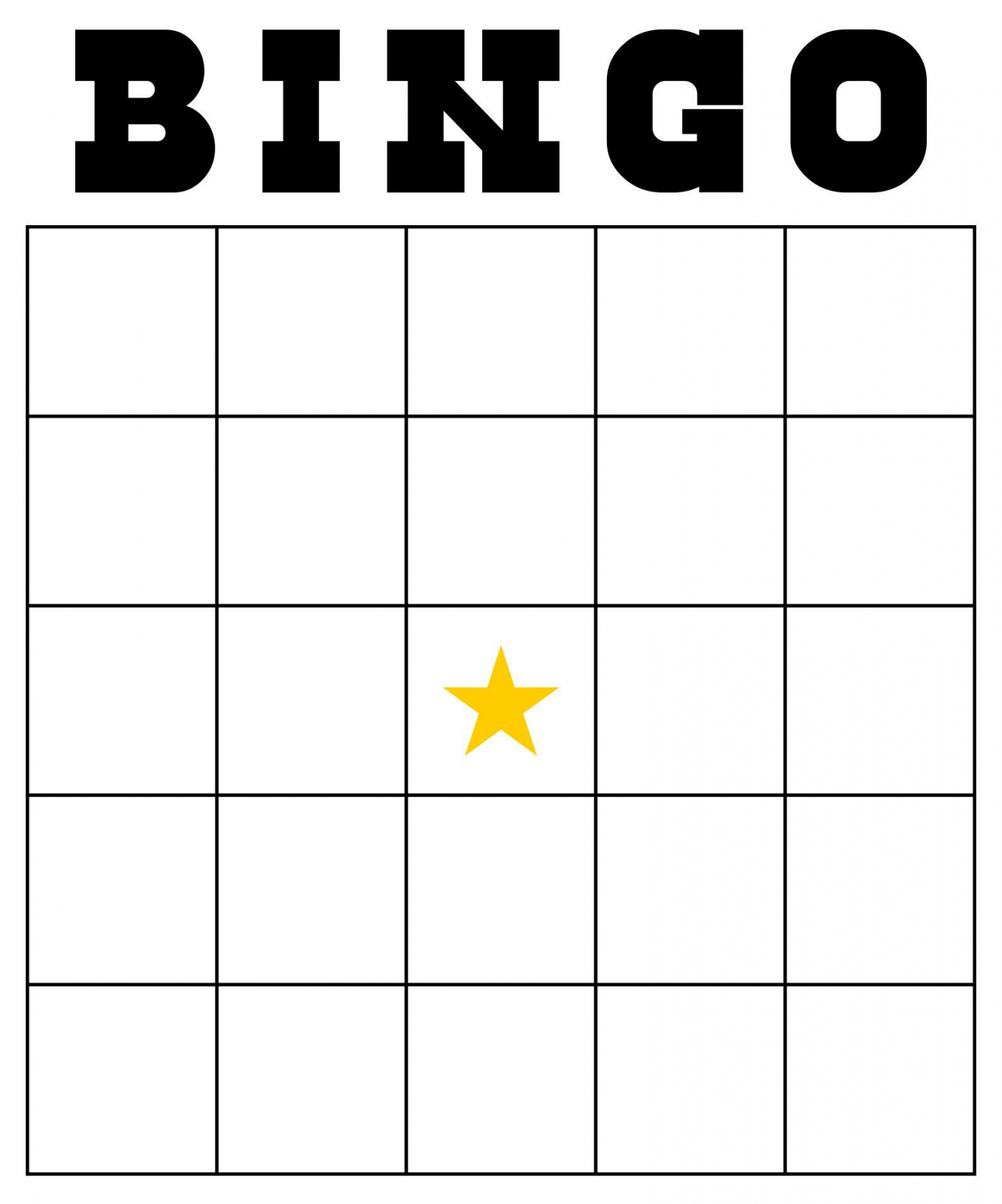 Best Custom Bingo Card Printable Template  Bingo cards  - FREE Printables - Free Printable Blank Bingo Cards