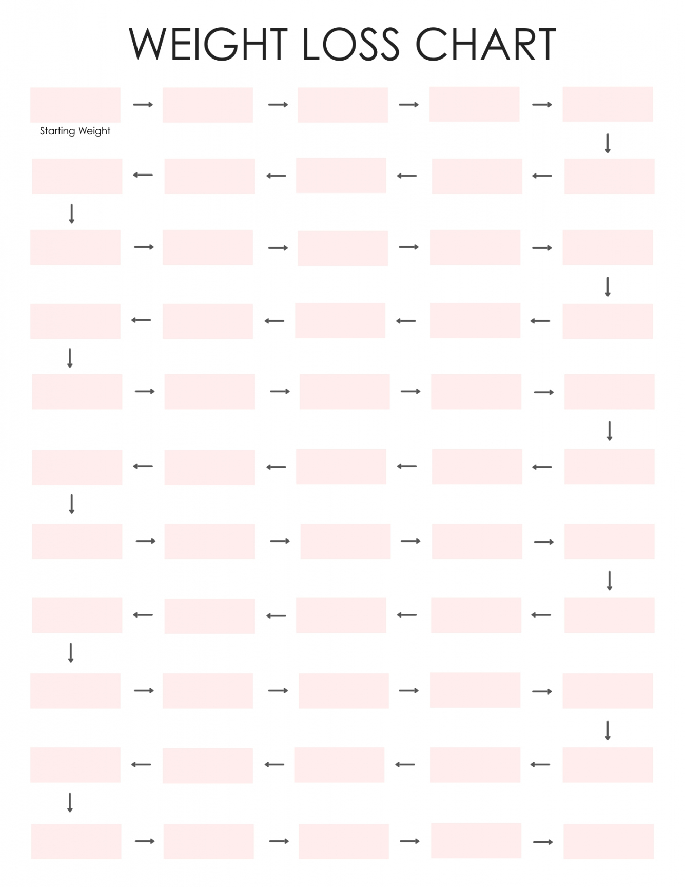 Best Free Printable Weight Loss Tracker - printablee - Weight Loss Tracker Free Printable