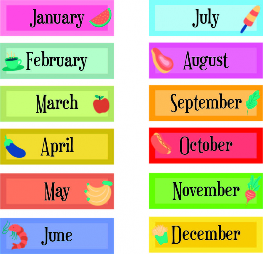 Best Printable Calendar Month Labels  Month labels, Classroom  - FREE Printables - Free Printable Months Of The Year Labels