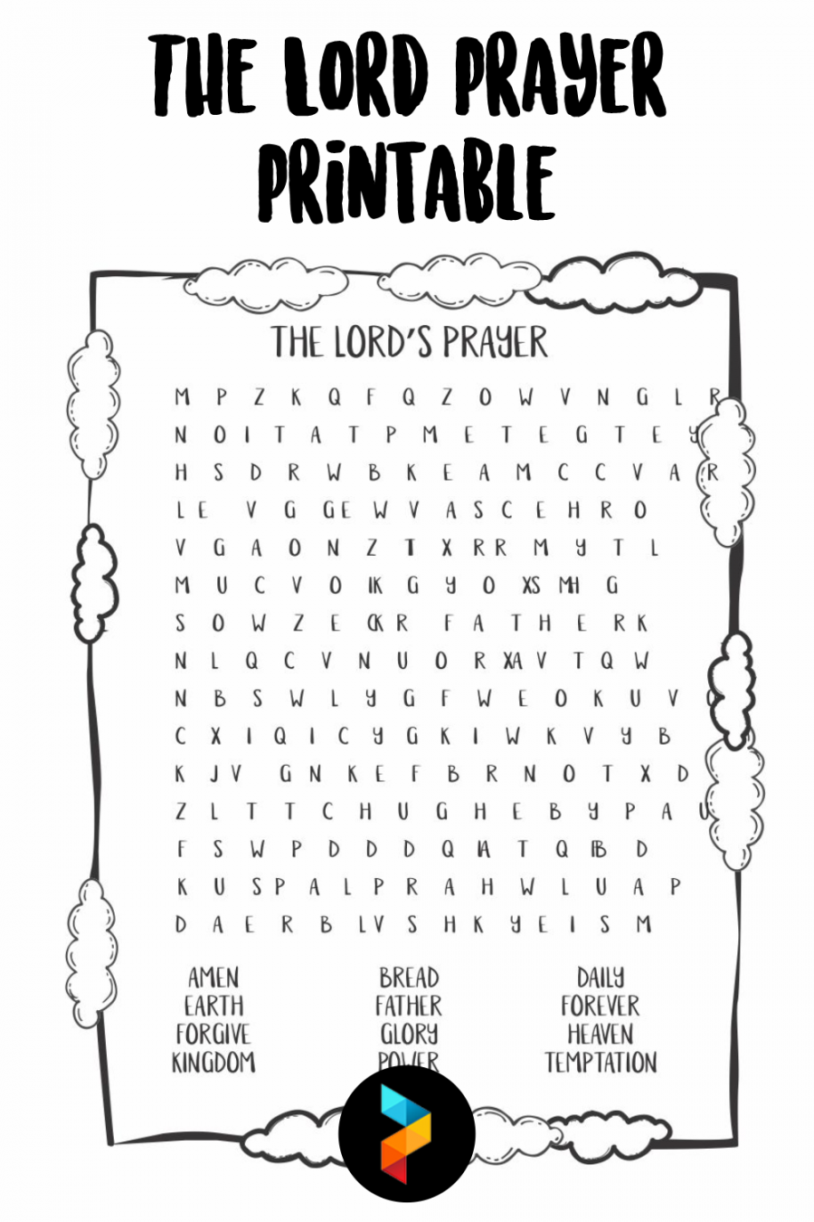 Best The Lord Prayer Printable - printablee - Free Printable The Lord