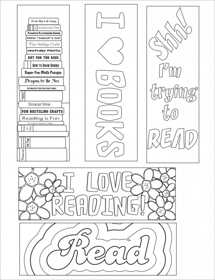 Blank Bookmark Template - + PSD, AI, EPS, Word, PDF Format Download! - FREE Printables - Free Printable Bookmark Templates