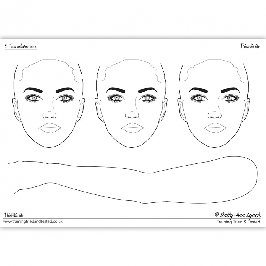 Blank Face PDF, Practice Sheets, Face Paints & More Tagged "in  - FREE Printables - Face Painting Templates Free Printable