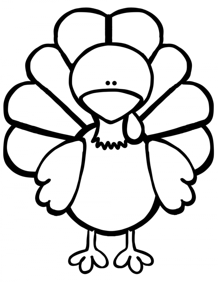 Blank Turkey Template - Sample Professional Template with Blank  - FREE Printables - Disguise A Turkey Free Printable