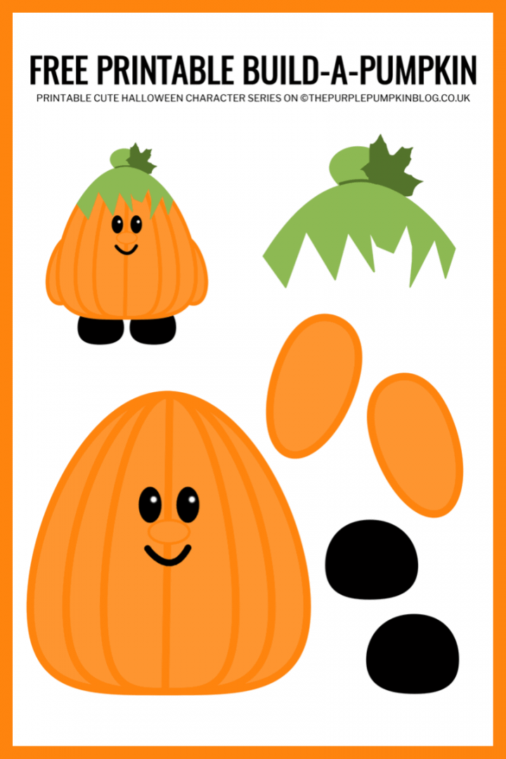 Build-a-Pumpkin! Free Printable Halloween Paper Craft For Kids - FREE Printables - Free Printable Halloween Paper Crafts Templates