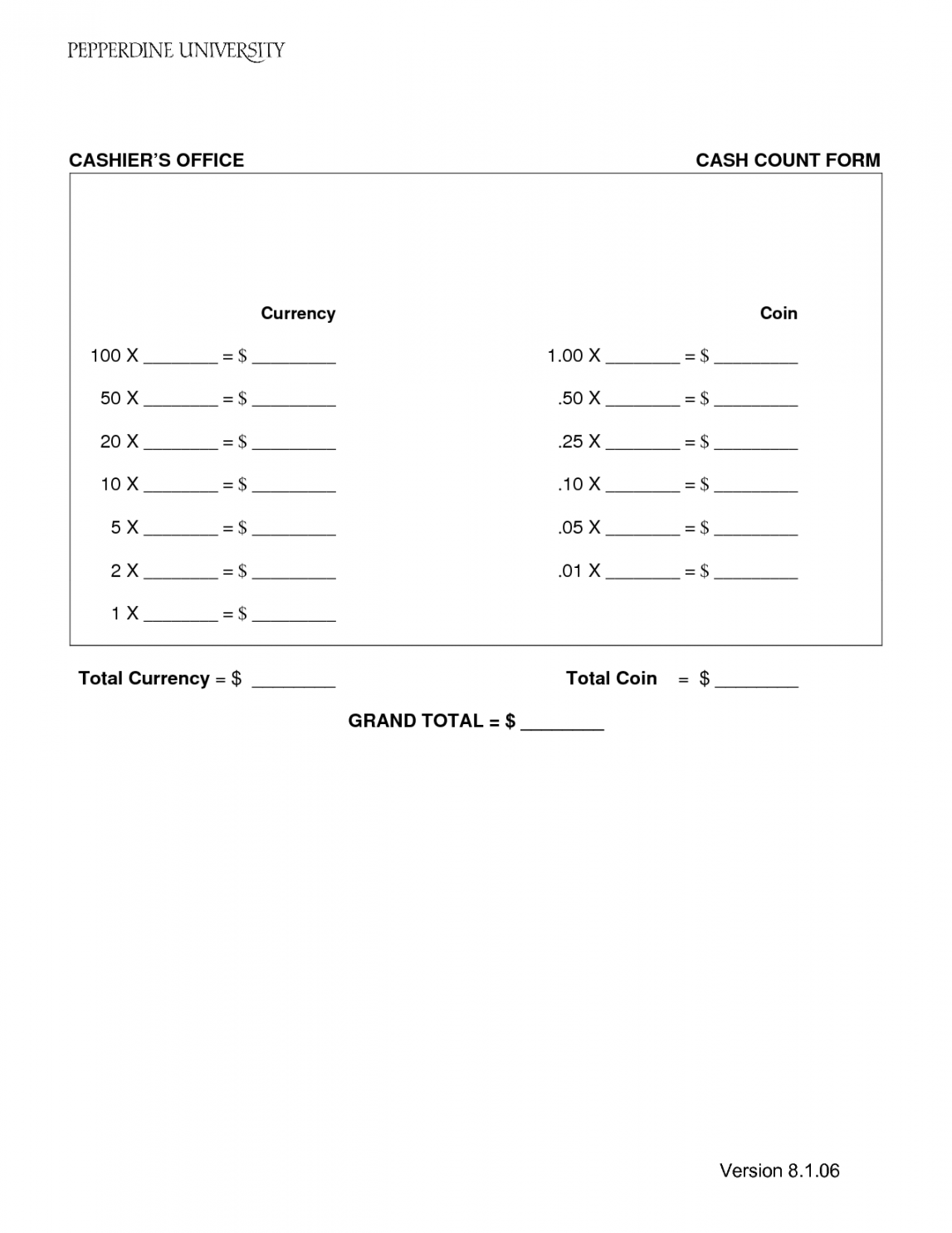 Cash Count Sheet Template  Balance sheet template, Cash register  - FREE Printables - Blank Free Printable Cash Drawer Count Sheet