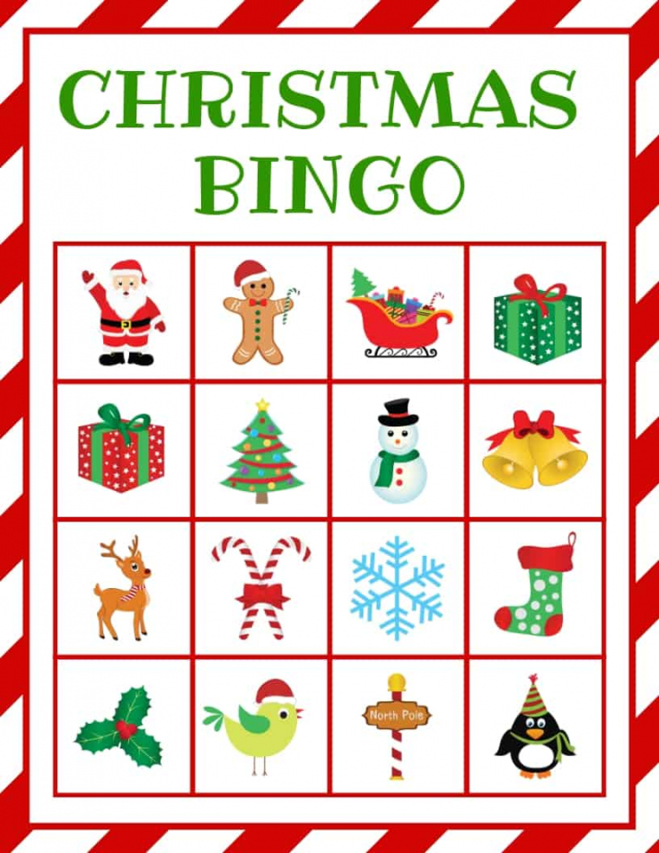 Christmas BINGO - Free Printable - - FREE Printables - 30 Free Printable Christmas Bingo Cards