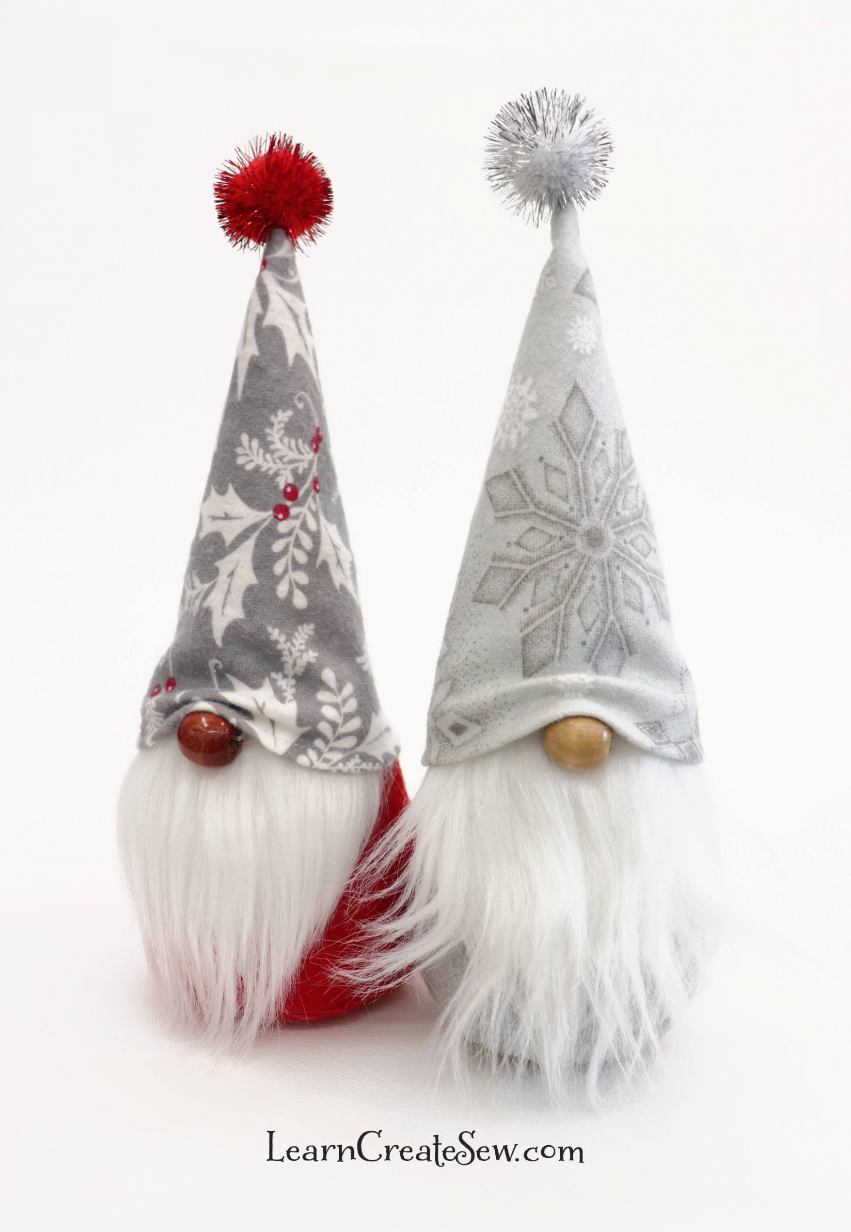 Christmas Gnomes – learncreatesew - FREE Printables - Free Printable Gnome Patterns