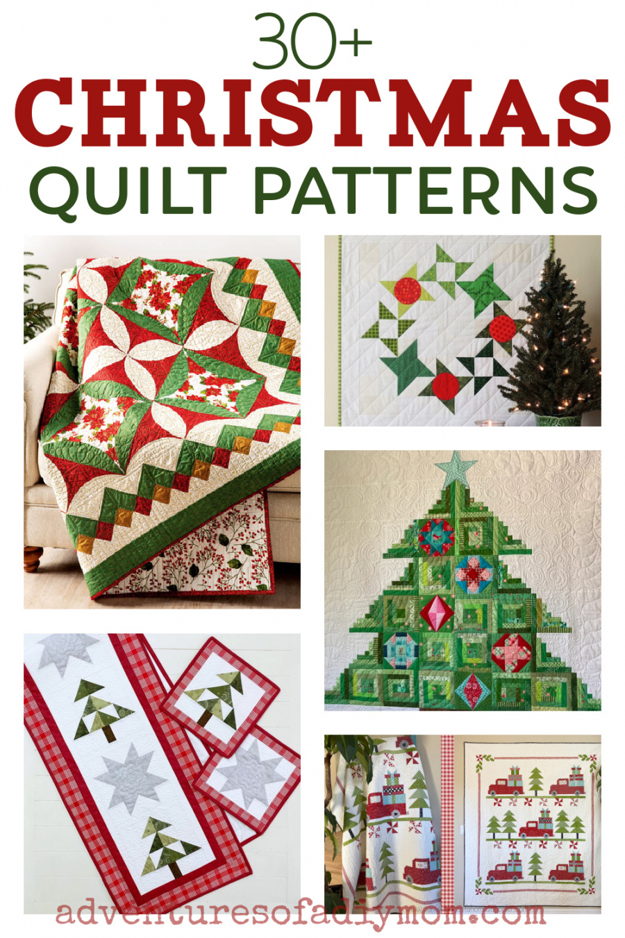 + Christmas Quilt Patterns to Make this Holiday Season  - FREE Printables - Free Printable Christmas Quilt Patterns Free