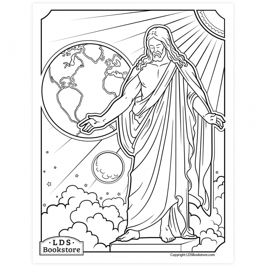 Christus Coloring Page - Printable - FREE Printables - Jesus Coloring Pages Free Printable