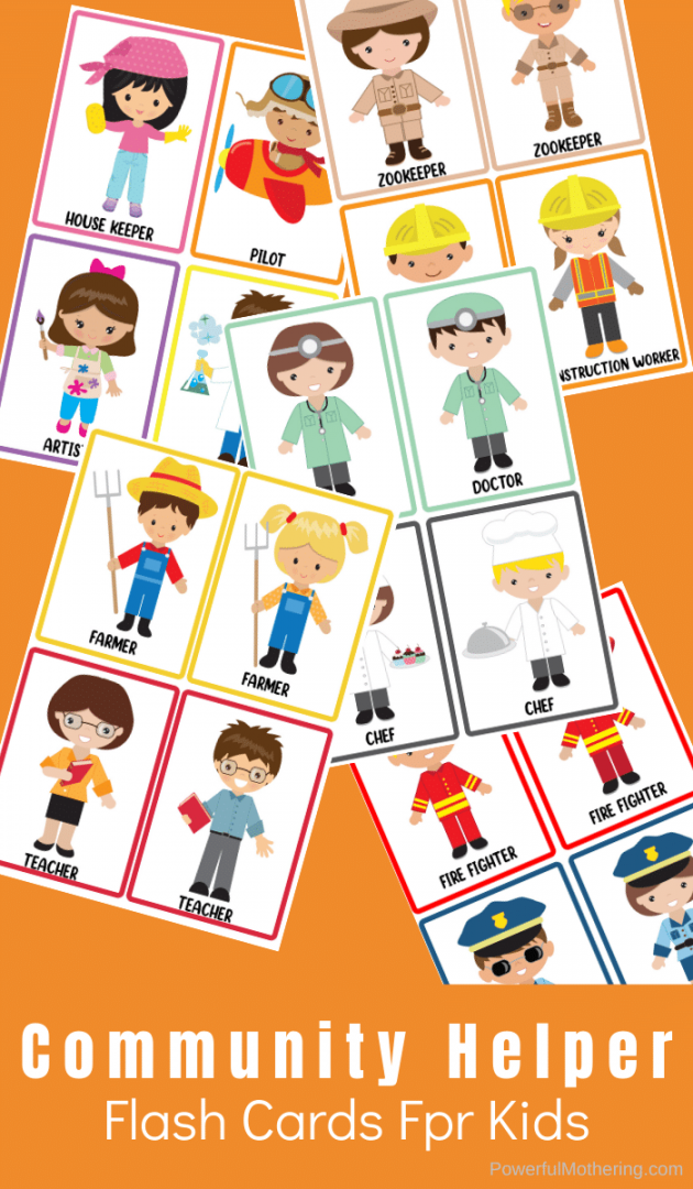 Community Helper Flash Cards  Free Homeschool Deals © - FREE Printables - Free Printable Community Helpers