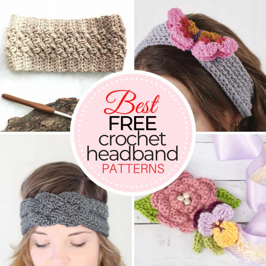 Crochet Headband Patterns, Best Free & Easy Headband Ideas  - FREE Printables - Free Printable Crochet Headband Patterns