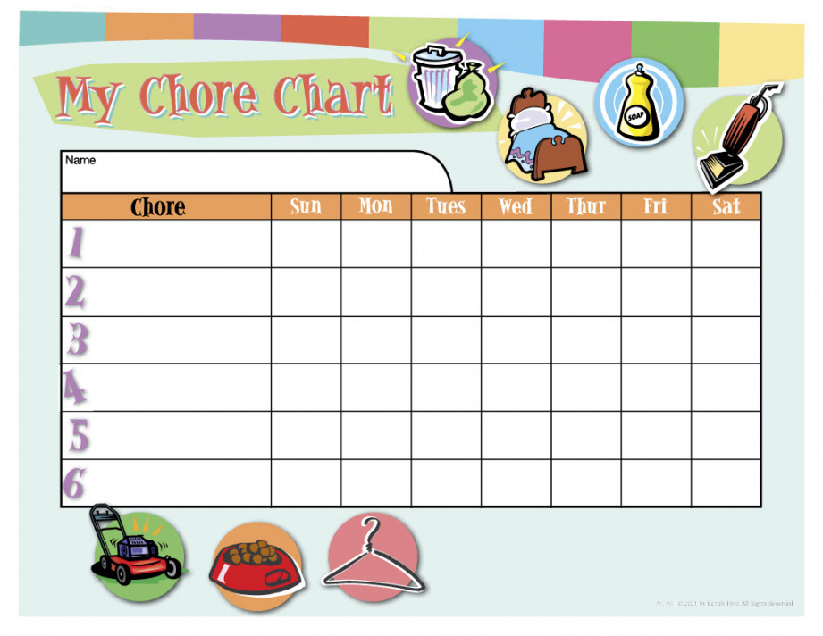 Customizable Chore Chart - iMOM - FREE Printables - Customizable Free Printable Chore Charts