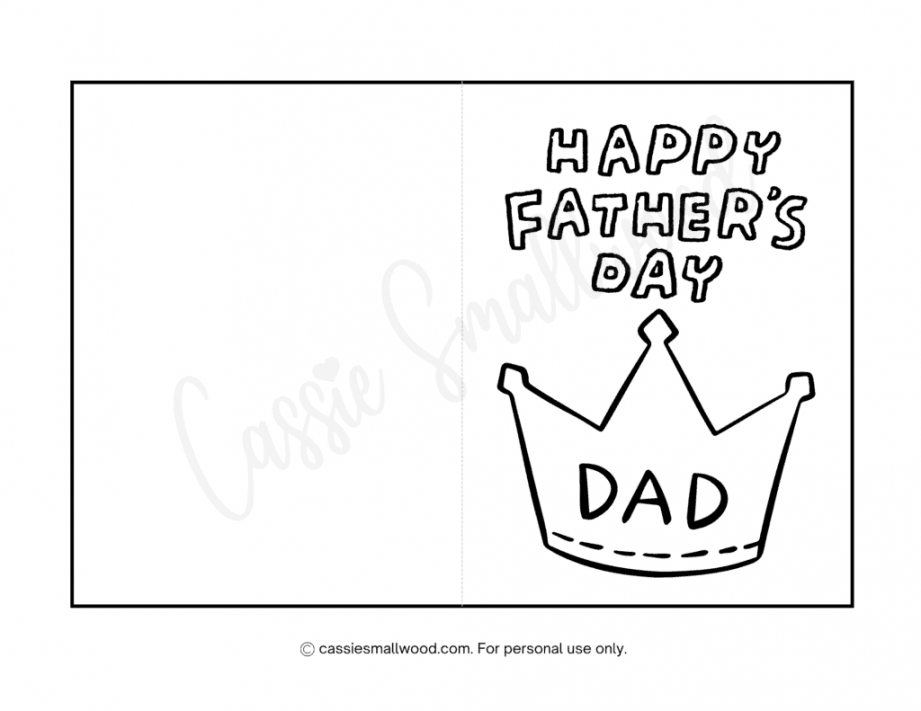 Cute Free Printable Father