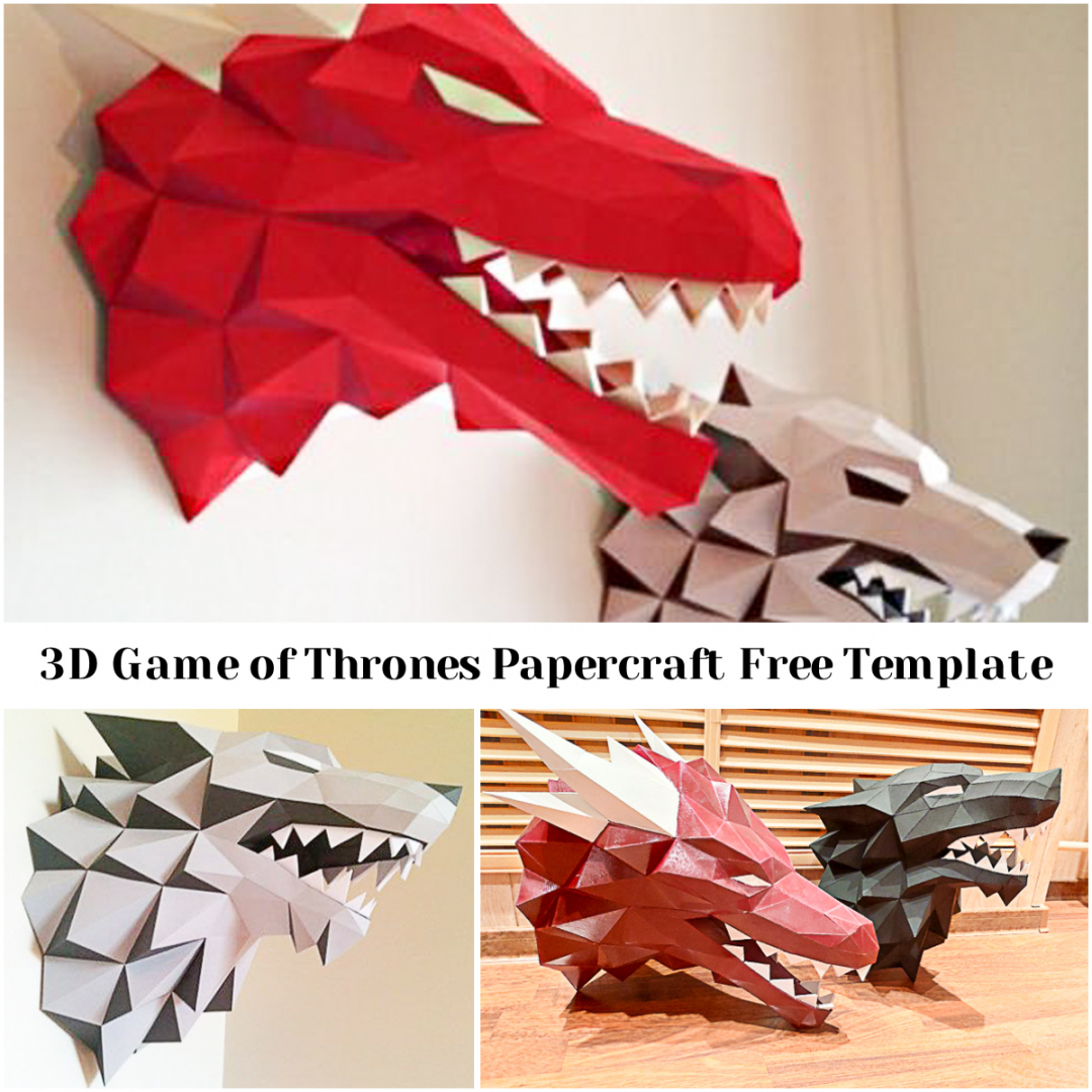 D Game of Thrones Papercraft Free Templates  Free download - FREE Printables - Printable Free Papercraft Templates