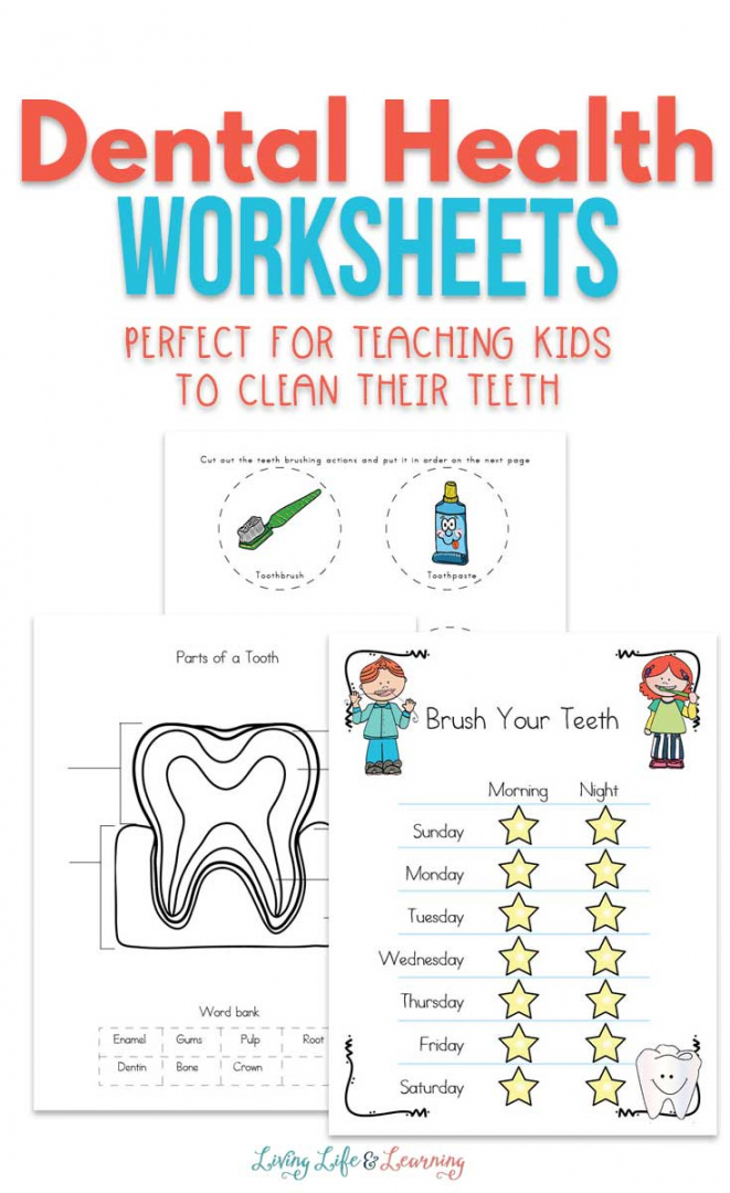 Dental Health Worksheets for Kids - FREE Printables - Free Printable Dental Health Worksheets