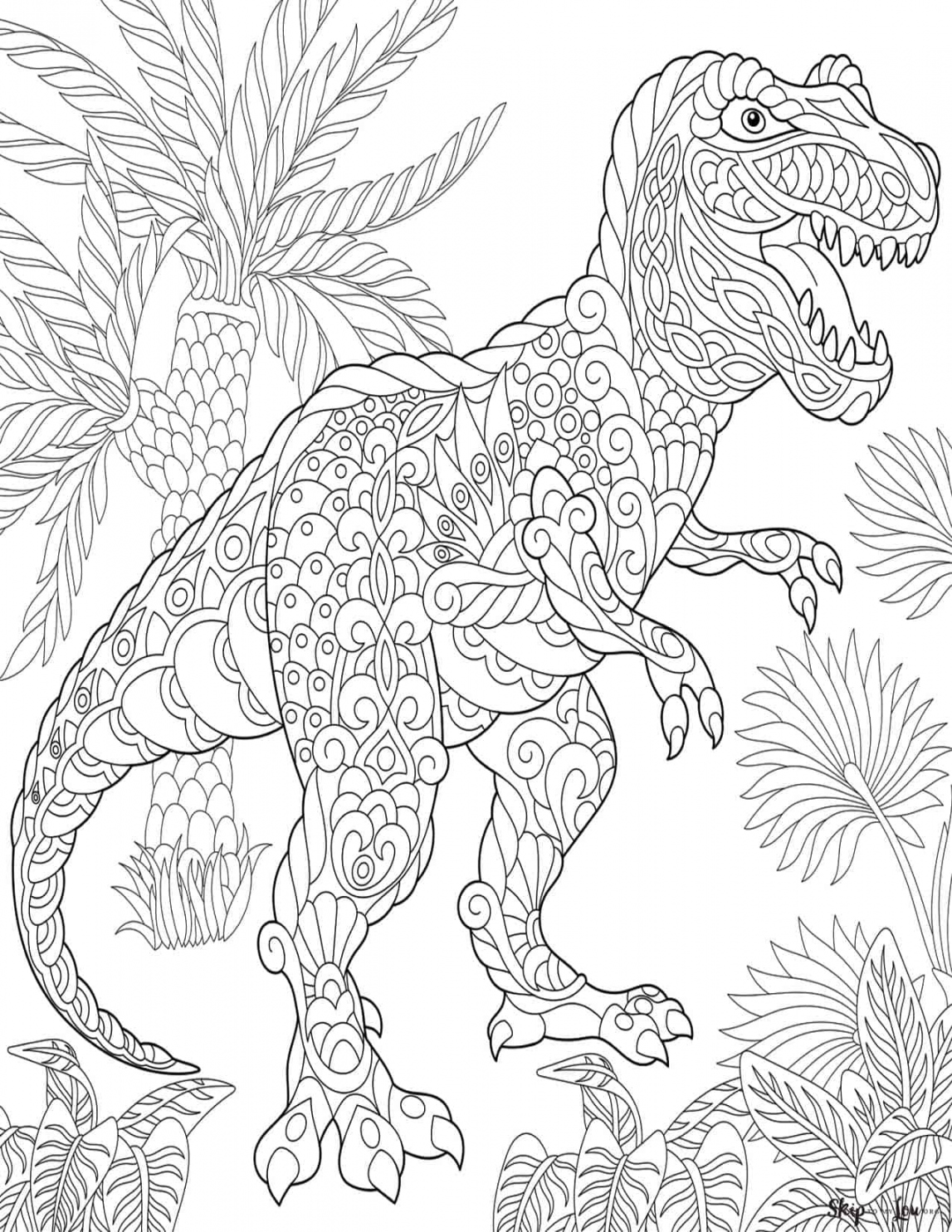 Dinosaur Coloring Pages Free Printables  Skip To My Lou - FREE Printables - Free Printable Dinosaur Pictures