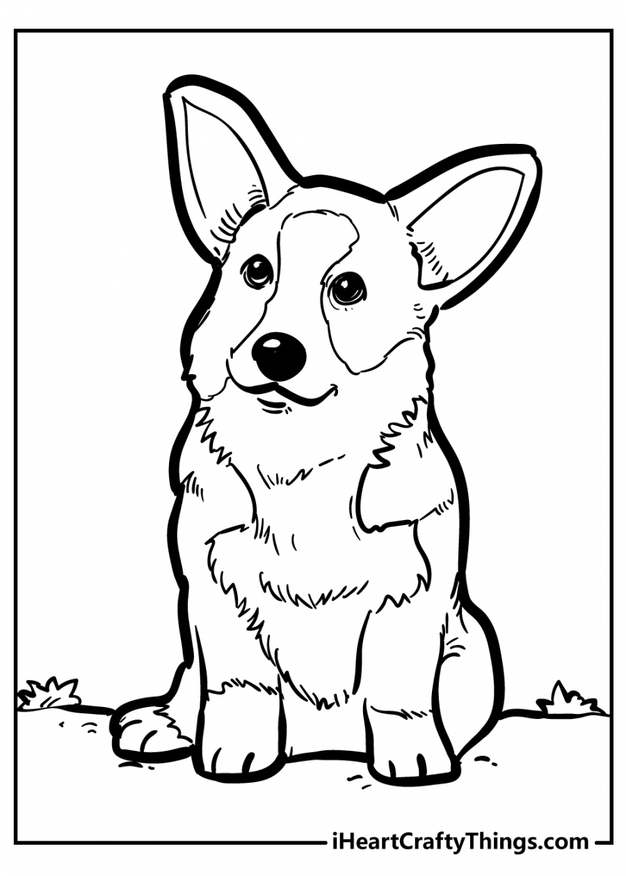 Dog Coloring Pages - Super Adorable And % Free () - FREE Printables - Free Printable Dog Coloring Pages