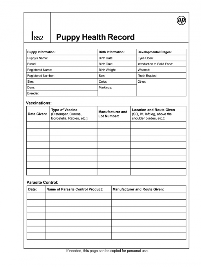 Dog Vaccination Record Printable Pdf - Fill Online, Printable  - FREE Printables - Dog Vaccination Record Printable Free