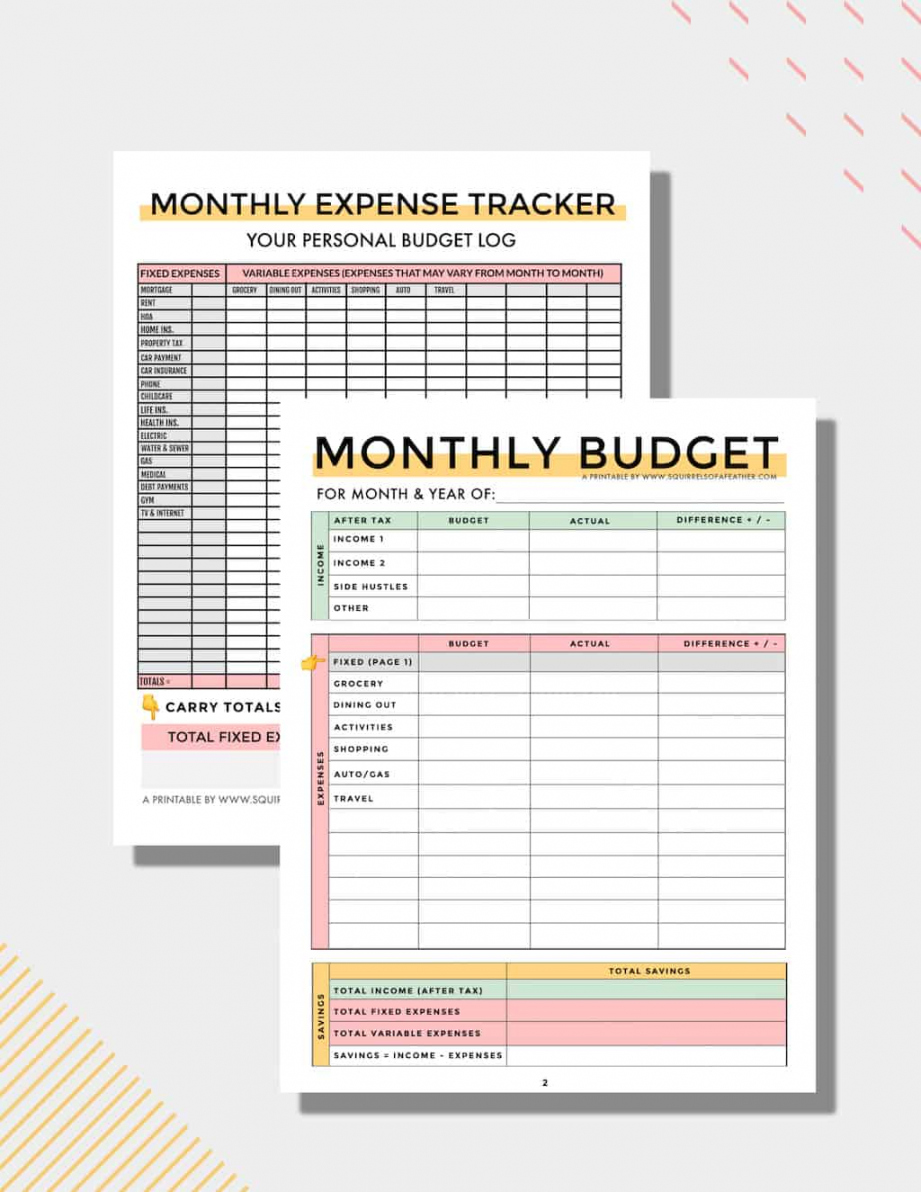 Download This FREE Printable Budget Planner for  [PDF] - FREE Printables - Free Printable Budget Sheet