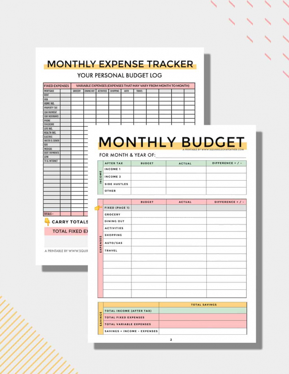 Download This FREE Printable Budget Planner for  [PDF] - FREE Printables - Free Printable Budget Template