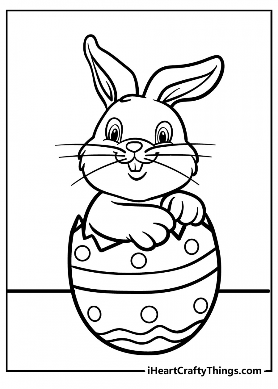 Easter Bunny Coloring Pages (Updated ) - FREE Printables - Free Printable Easter Bunny Coloring Pages