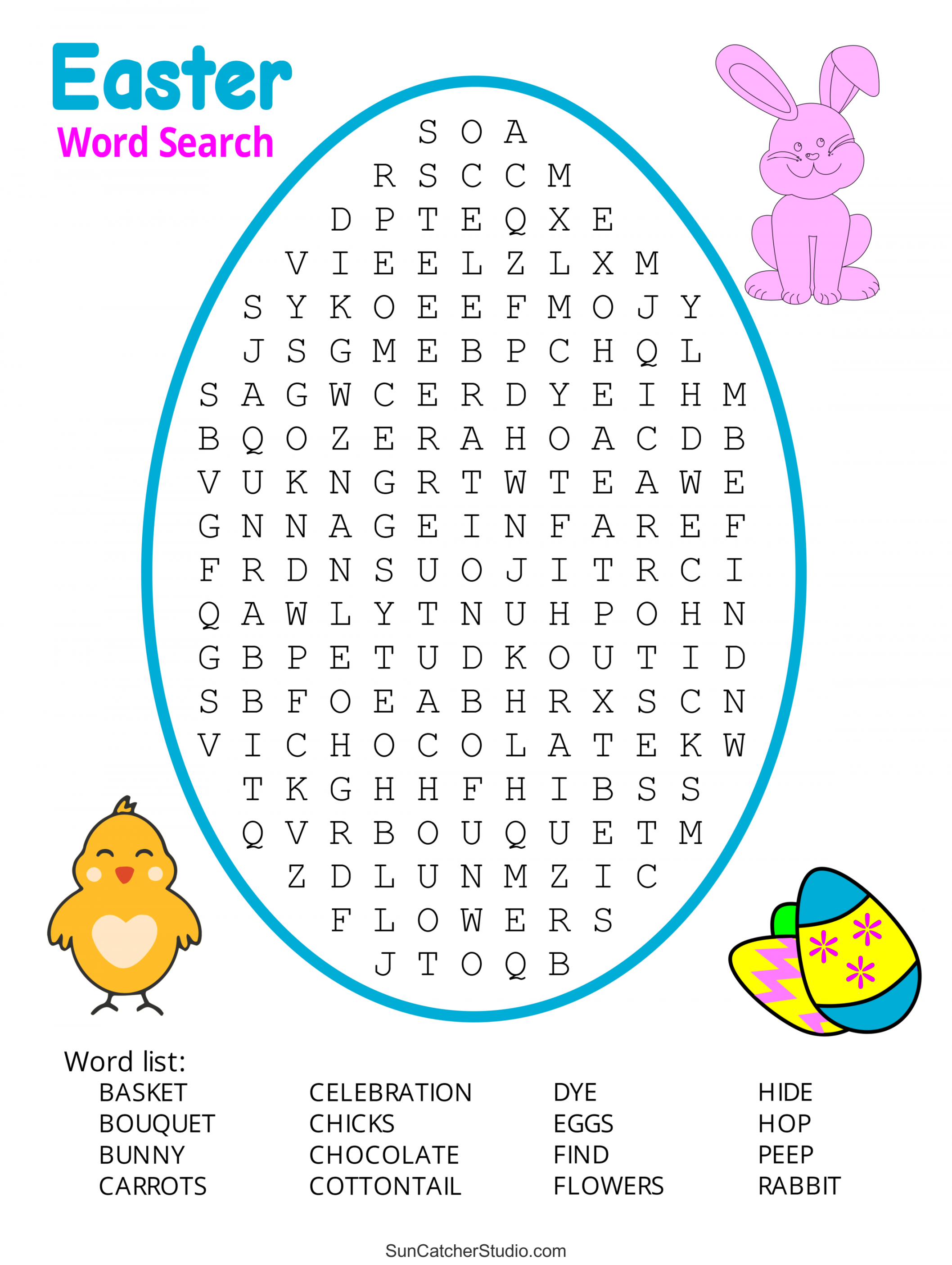 Easter Word Search (Free Printable PDF Puzzles) – DIY Projects  - FREE Printables - Free Printable Easter Word Search