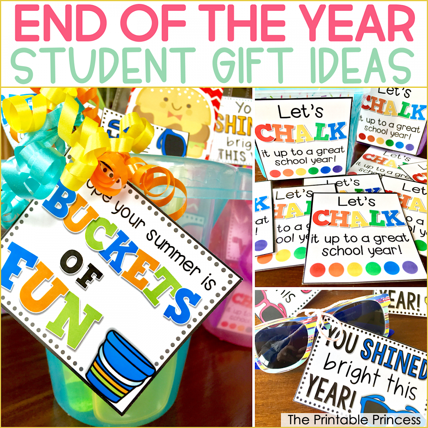 Easy End of the Year Gifts for Students - FREE Printables - Free Printable End Of Year Gift Tags For Students