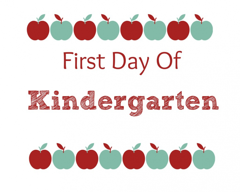 First Day Of School Free Printables - FREE Printables - First Day Of Kindergarten Free Printable