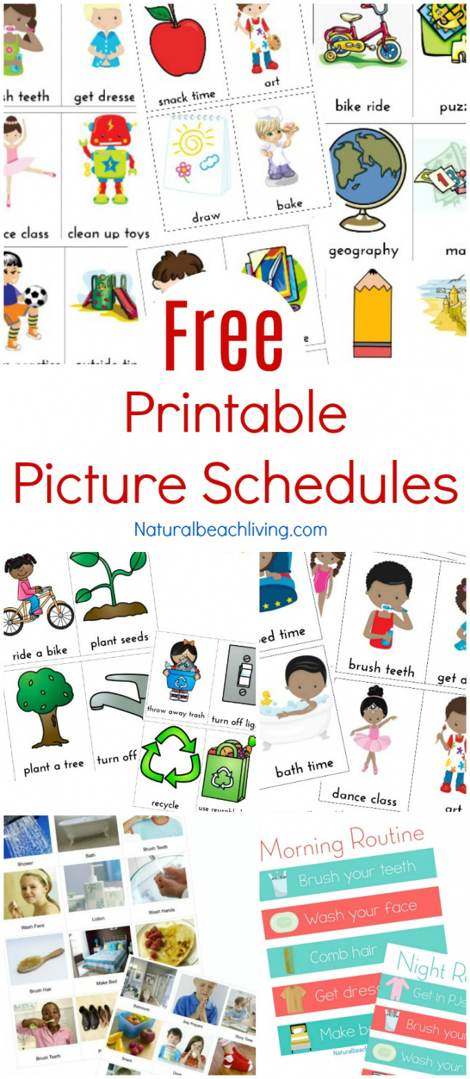 + Free Autism Visual Schedule Printables To Try Right Now  - FREE Printables - Free Printable Visual Cue Cards For Autism