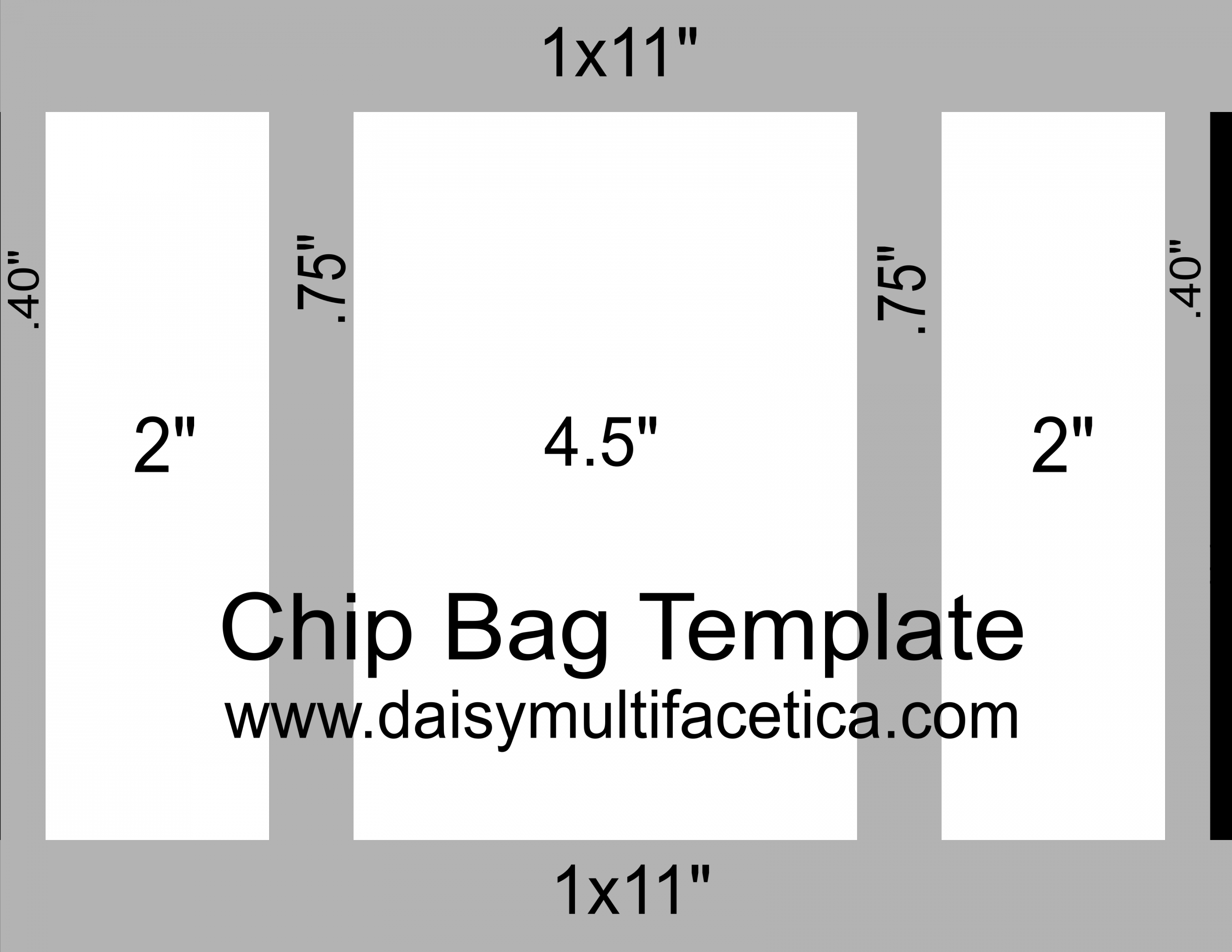 FREE Chip Bag Templates  All Occasion Chip Bags - Downloadable Free Printable Chip Bag Template