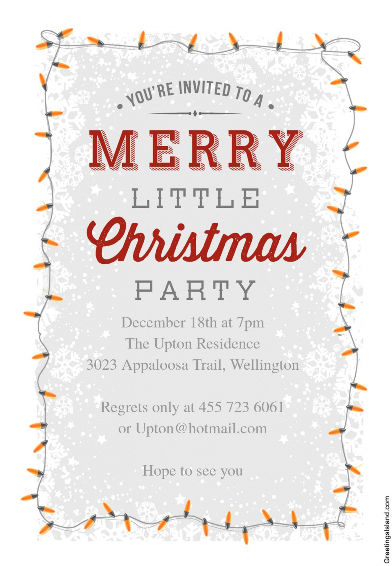 Free Christmas Party Invitations That You Can Print - FREE Printables - Christmas Party Invitation Templates Free Printable