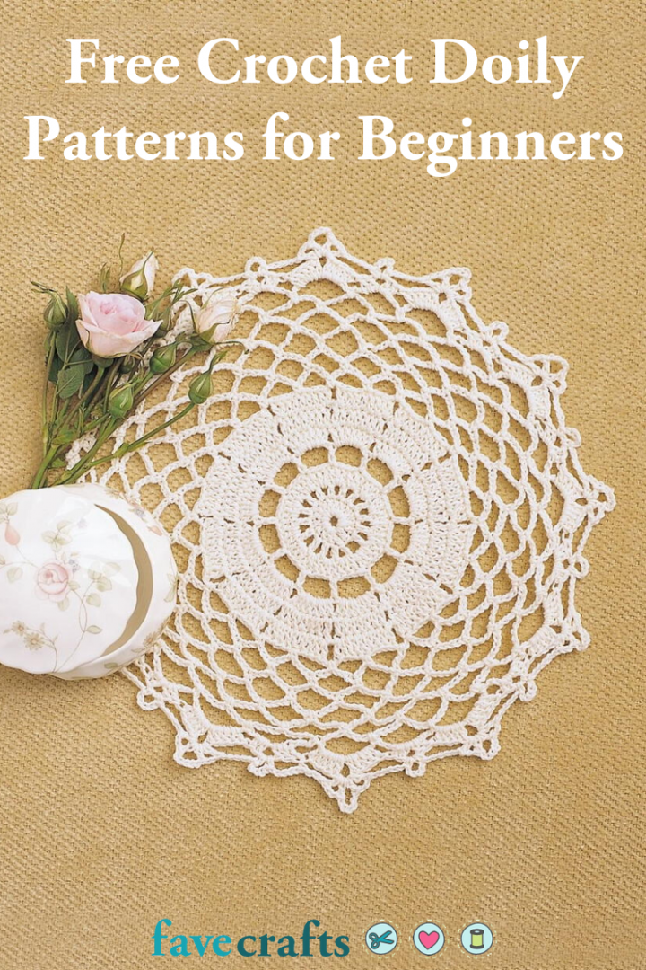 Free Crochet Doily Patterns for Beginners  FaveCrafts - Printable Free Crochet Doily Patterns Diagrams