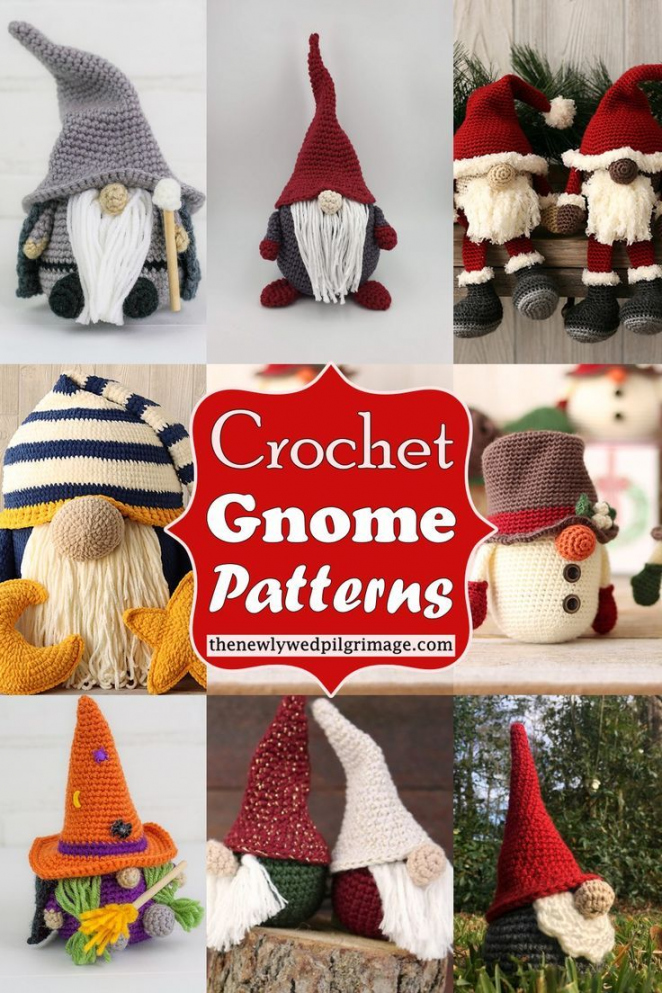 Free Crochet Gnome Patterns - How Do You Crochet a Gnome  - FREE Printables - Printable Crochet Gnome Pattern Free