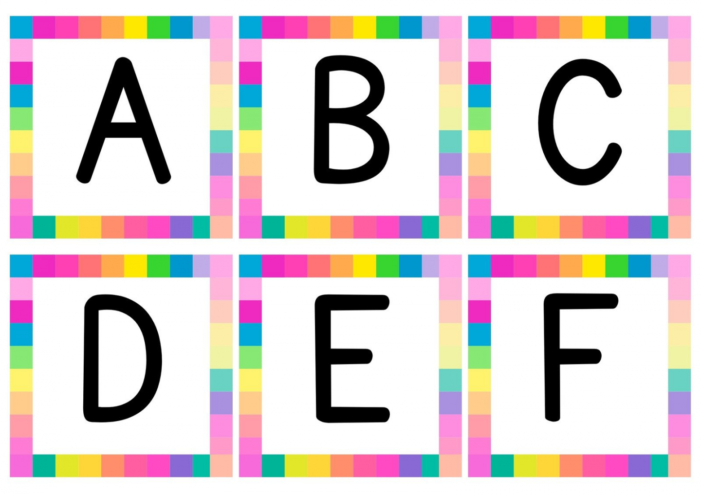 Free customizable alphabet flashcard templates  Canva - FREE Printables - Free Printable Alphabet Flash Cards Upper And Lower Case