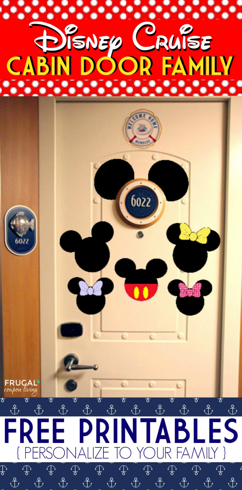 FREE Disney Cruise Door Printables - FREE Printables - Free Printable Cruise Door Decorations