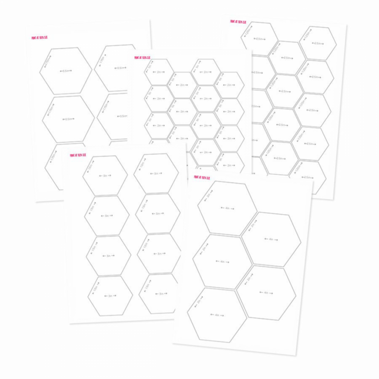 free printable english paper piecing templates - FREE Printable HQ