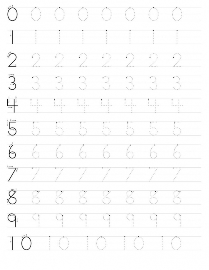 Free Number Tracing Worksheet pdf file for st Grade and  - FREE Printables - Tracing Letters And Numbers Printable Free