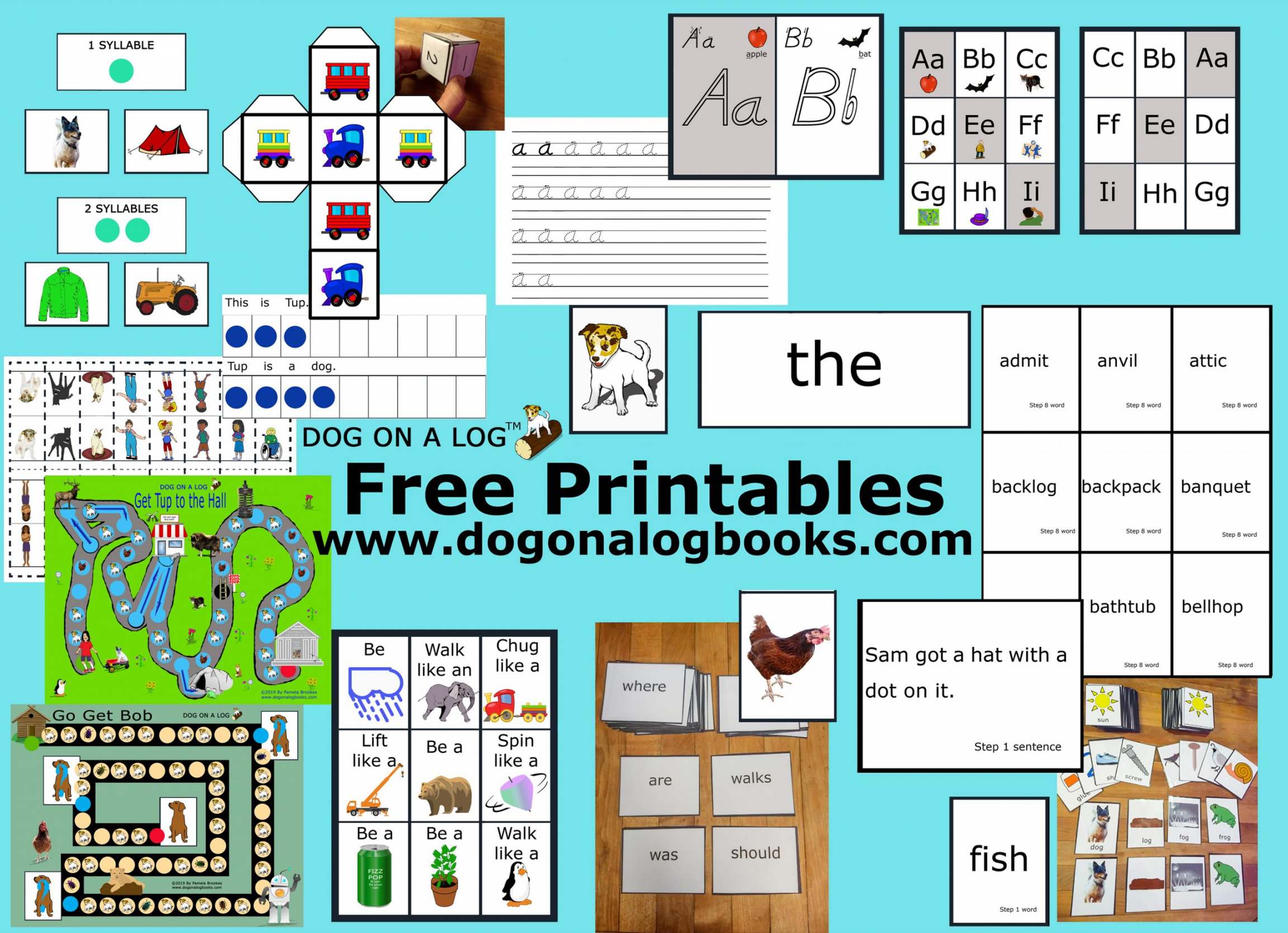 Free Phonics and Dyslexia Printables for Learning to Read - FREE Printables - Free Printable Phonics Books