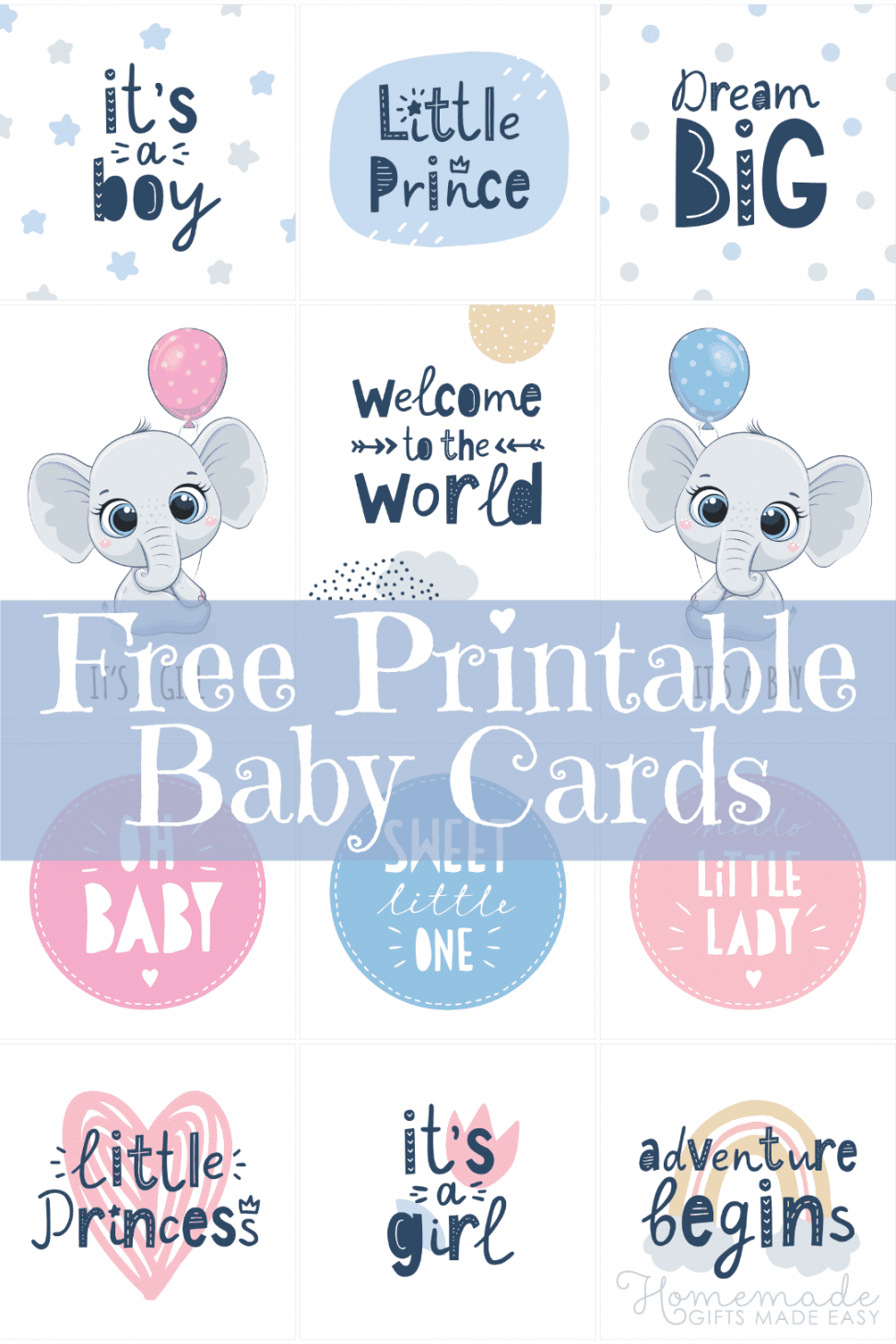 Free Printable Baby Cards - FREE Printables - Free Printable Baby Shower Cards