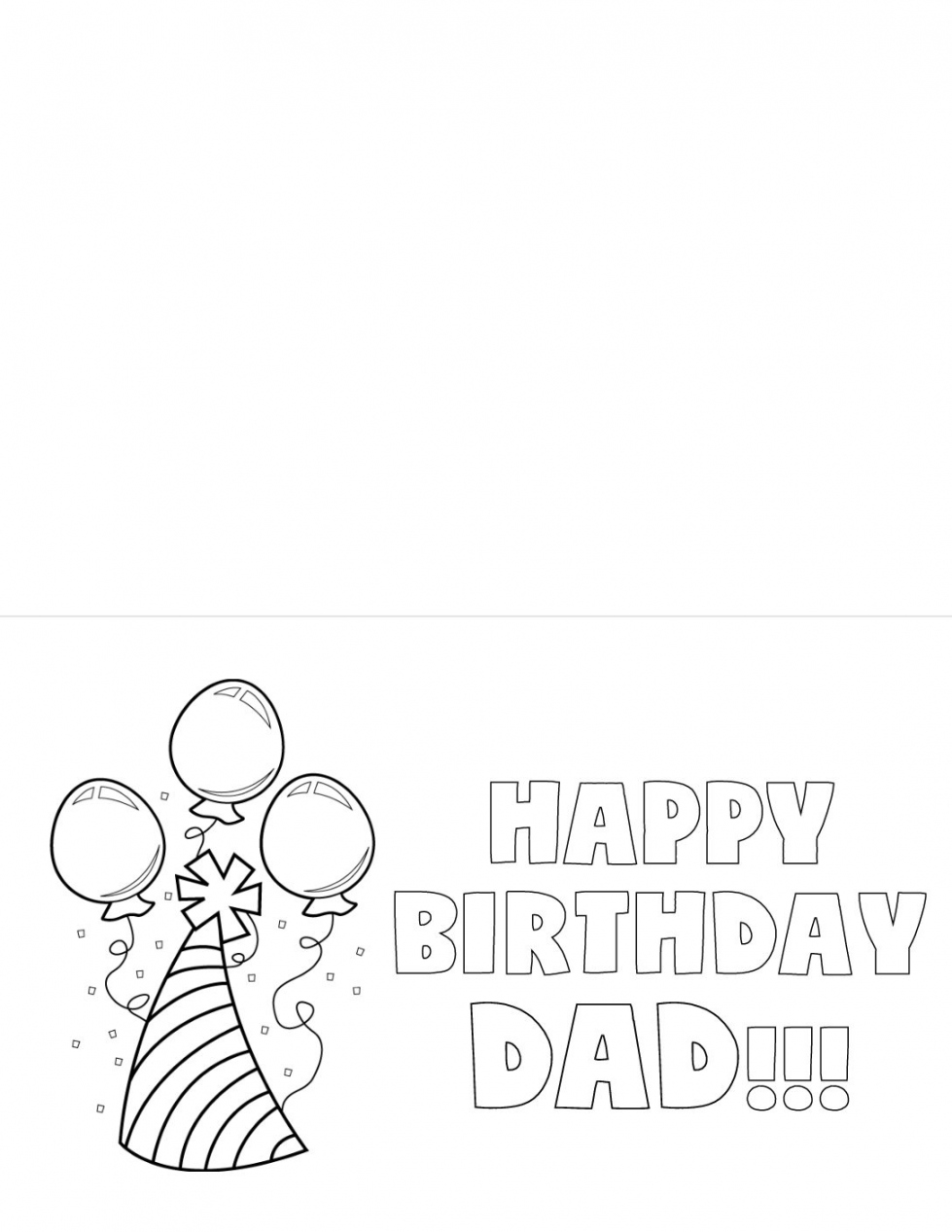 Free Printable Birthday Card (Dad) - Six Clever Sisters - FREE Printables - Free Printable Birthday Card For Dad