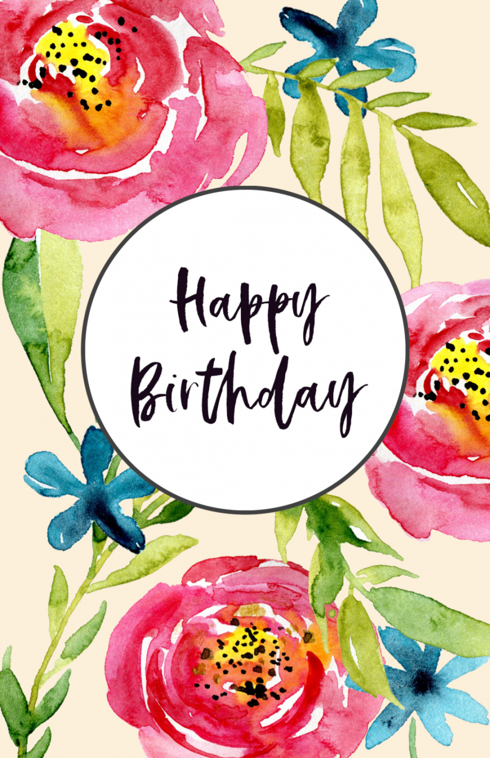 Free Printable Birthday Cards - Paper Trail Design - FREE Printables - Free Printable Birthday Cards For Wife