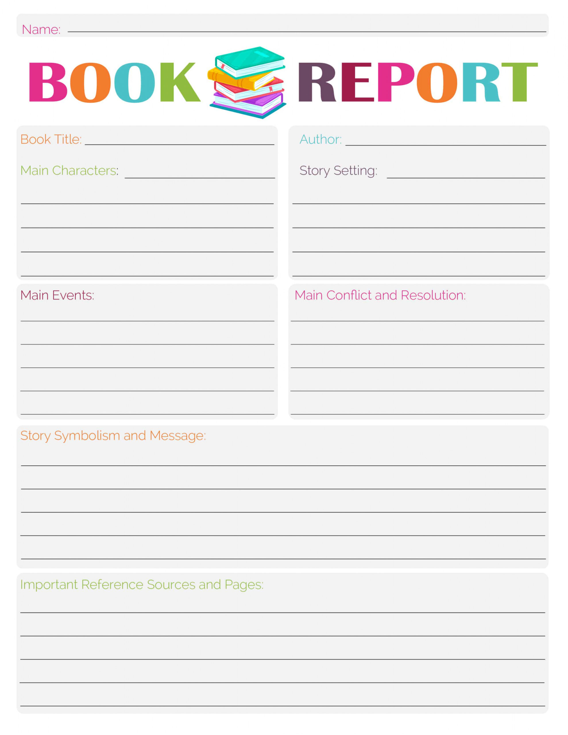 Free Printable Book Report Templates - Freebie Finding Mom - FREE Printables - Free Printable Book Report Template