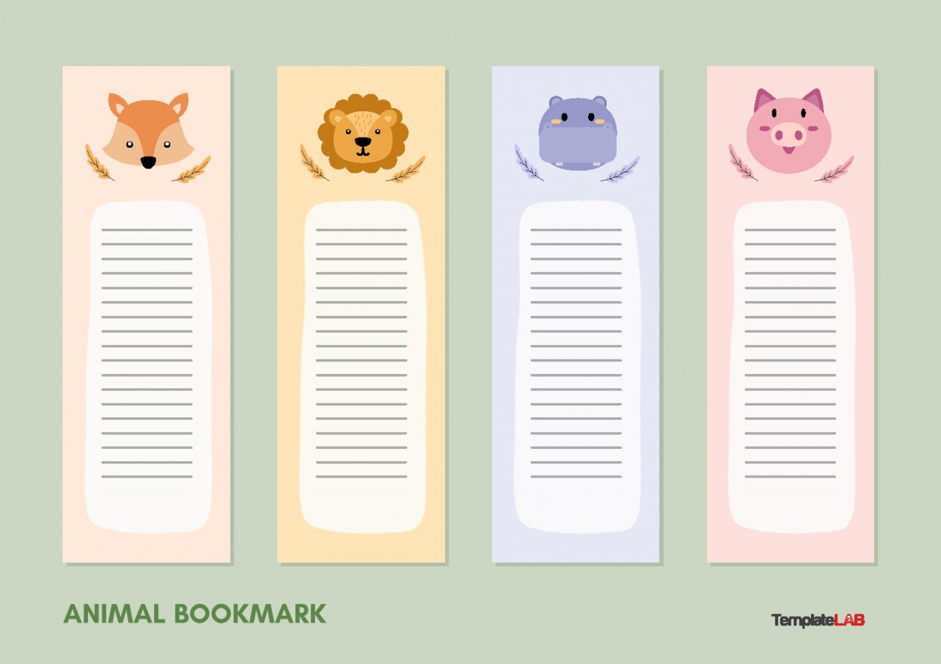 Free Printable Bookmark Templates [Word, PDF] - FREE Printables - Free Printable Bookmark Templates