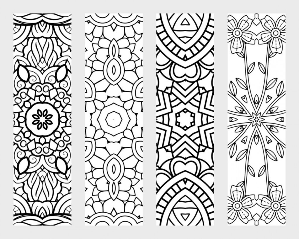 free printable coloring bookmarks templates - FREE Printable HQ