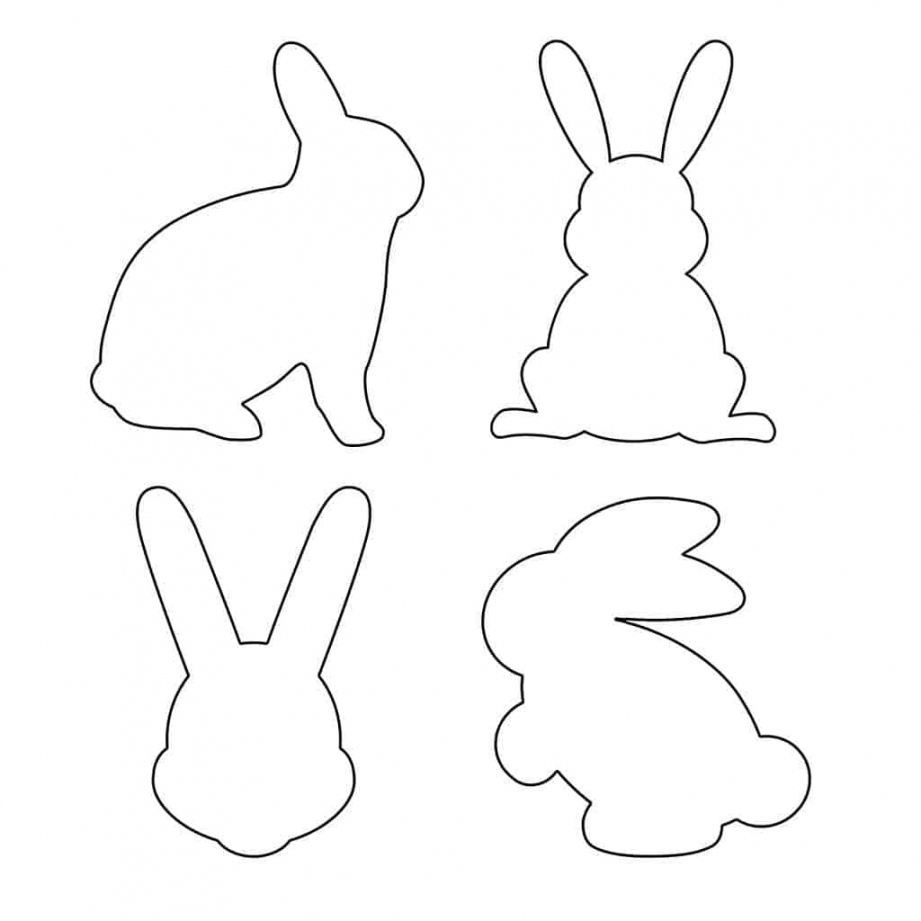 Free Printable Bunny Templates - Daily Printables - FREE Printables - Free Printable Bunny Template