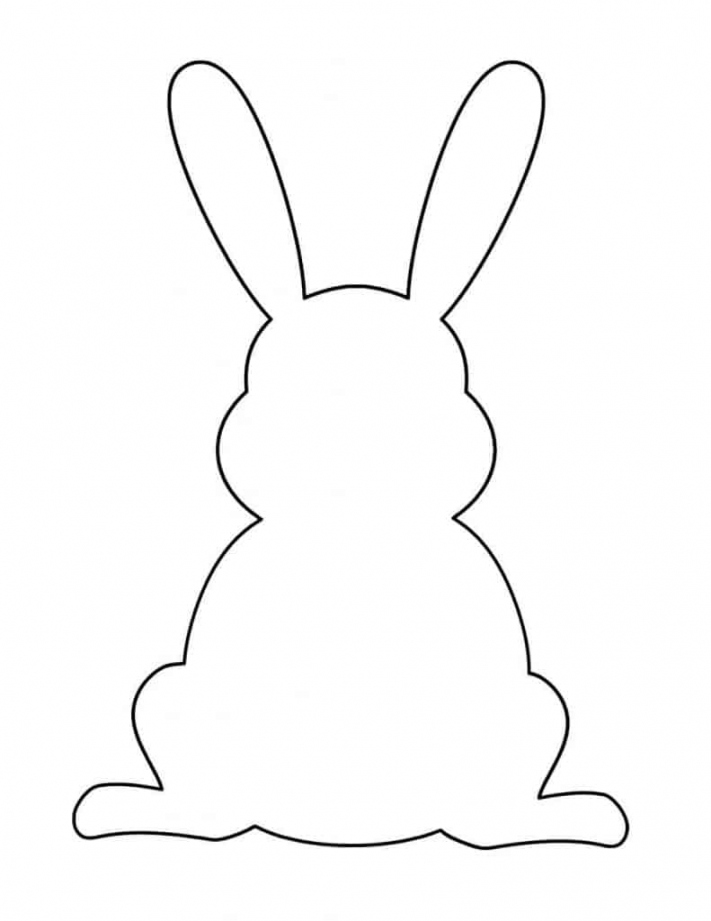 Free Printable Bunny Templates - Daily Printables - FREE Printables - Free Printable Easter Bunny Template